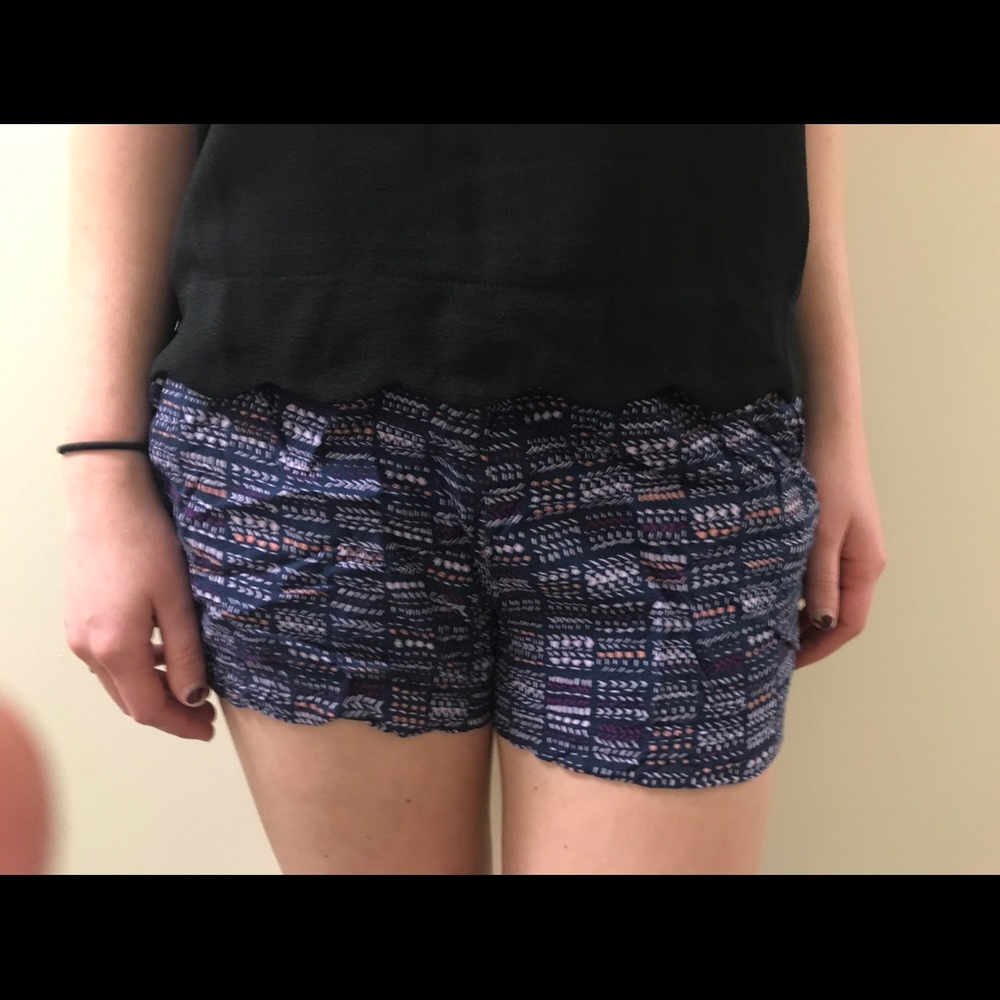 Purple shorts